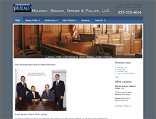 Tablet Screenshot of mbdplawfirm.net
